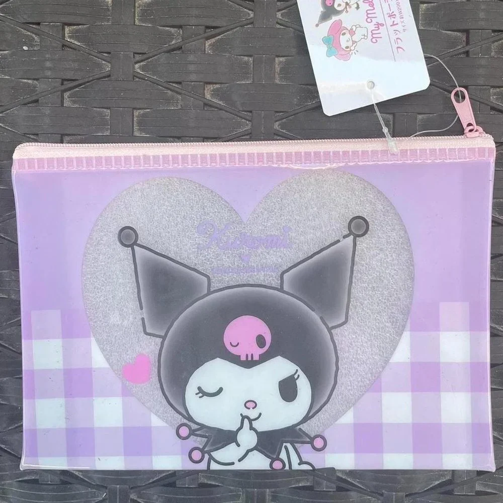 Sanrio Kuromi, My Melody lavender purple, pink bag with zipper